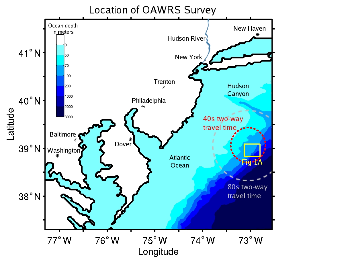 location of OAWRS survey